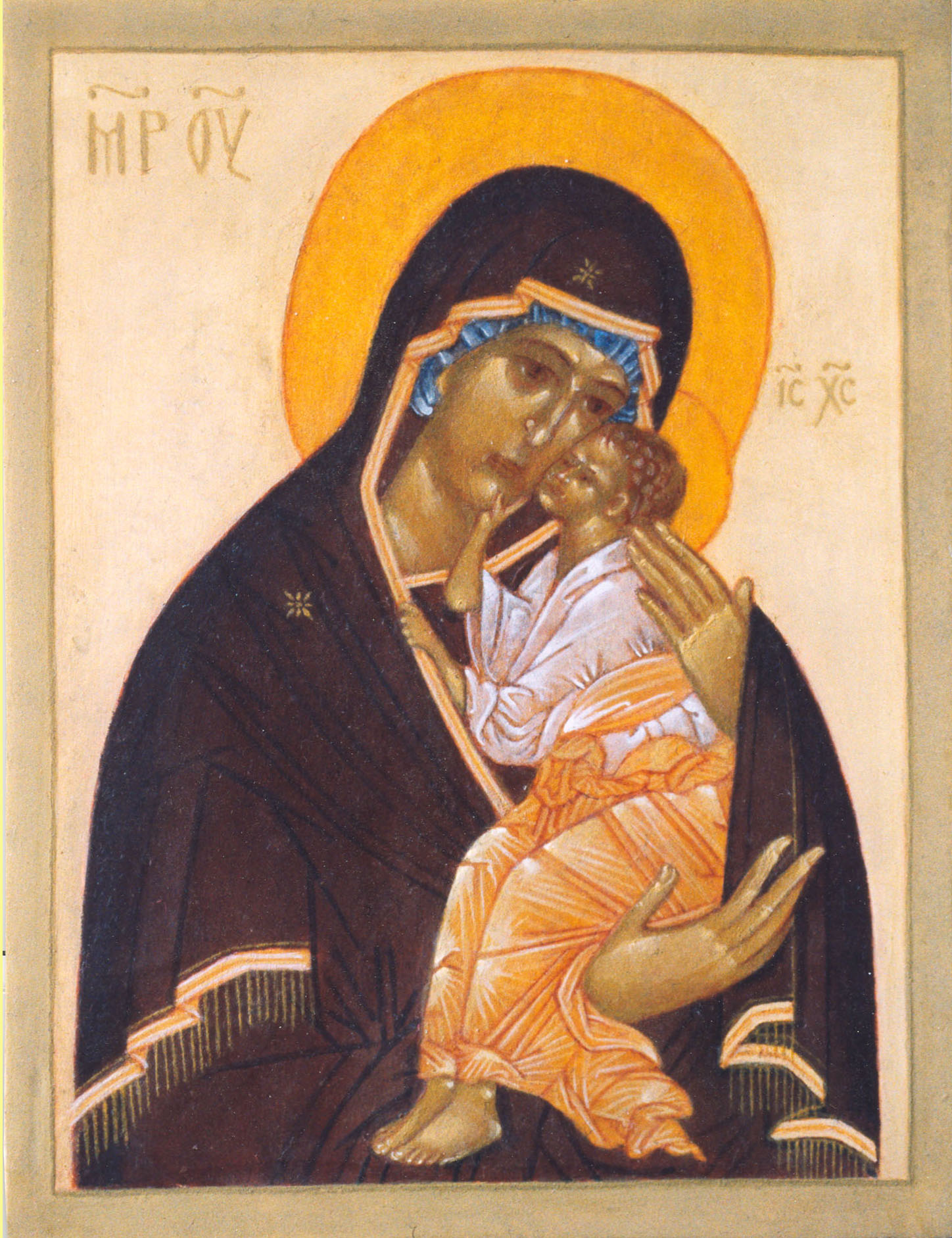 Religious icon: The Mother of God of Tenderness