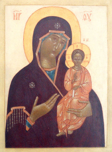 Religious icon: The Hodegetria Mother of God