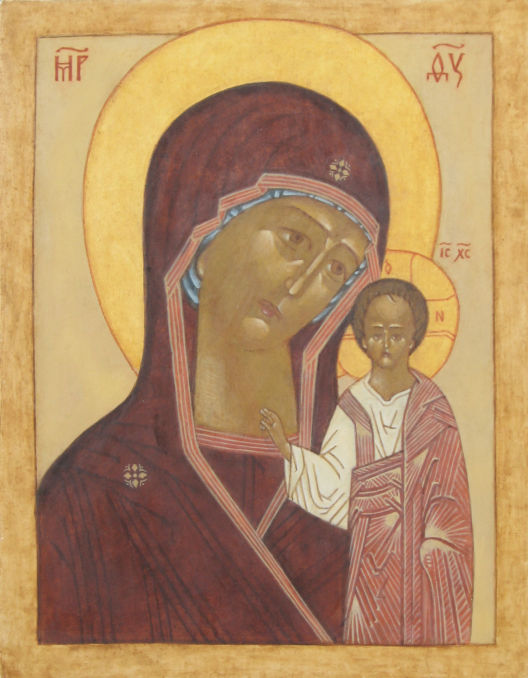 Religious icon: The Mother of God of Kazan
