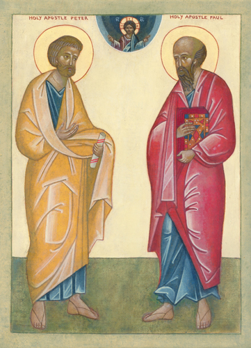 Religious icon: Holy Apostles Peter and Paul