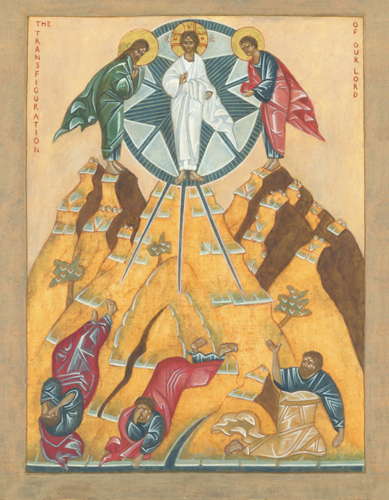 Religious icon: The Transfiguration of the Lord