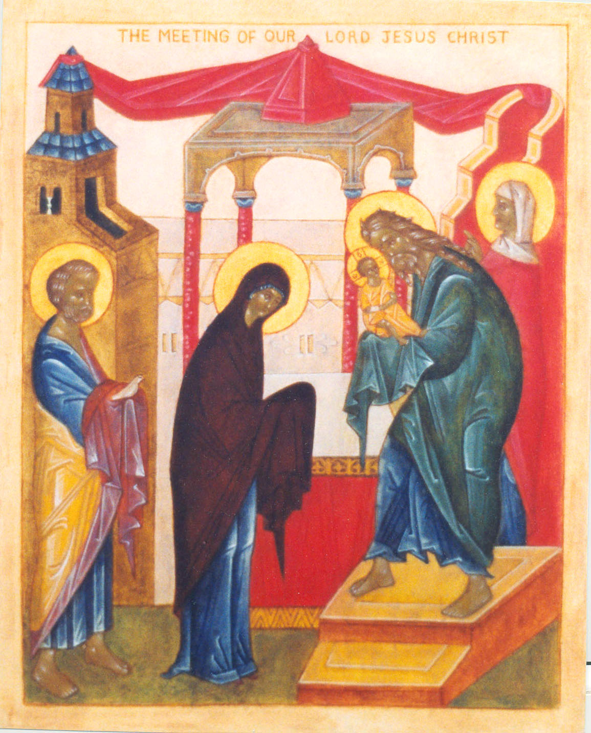 Religious icon: The Presentation in the Temple
